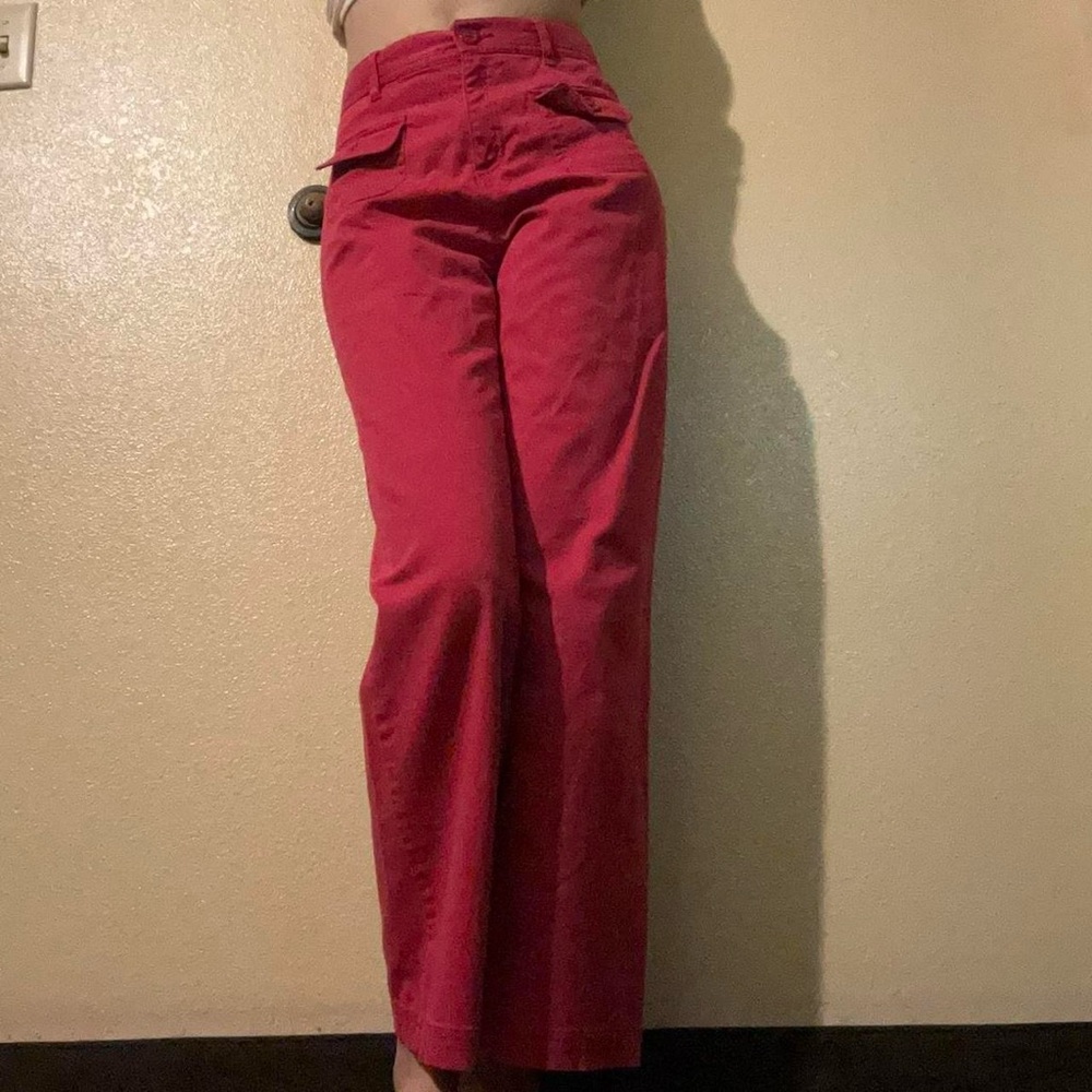Raspberry Red 00s Flares